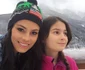 Adi Sina si Anca Serea, cu copii in vacanta la schi din Austria