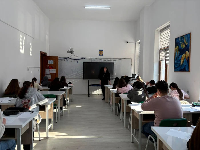 Concursul de Română și Matematică s-a desfășurat la Slatina Sursa FOTO: Felicia Alexandru