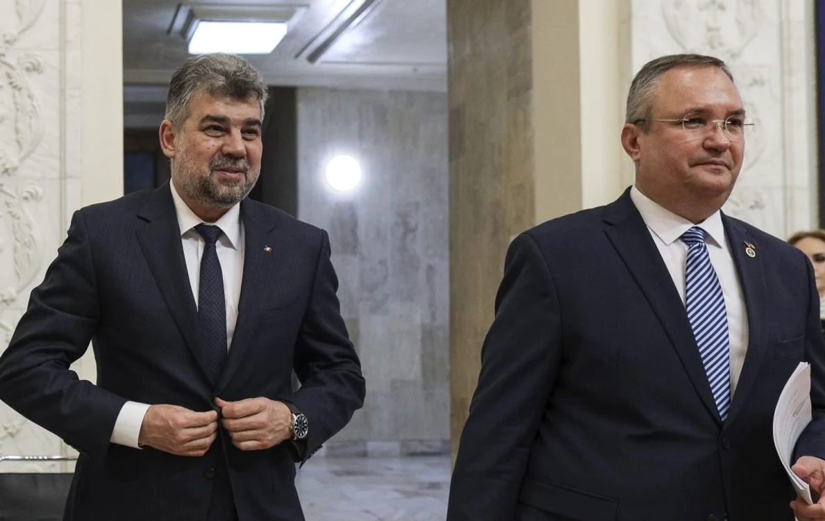 Marcel Ciolacu si Nicolae Ciuca FOTO Arhiva