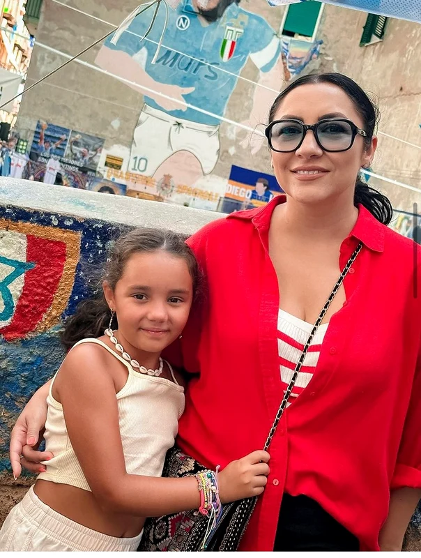 Eva Măruța este foarte atașată de mama ei, Andra