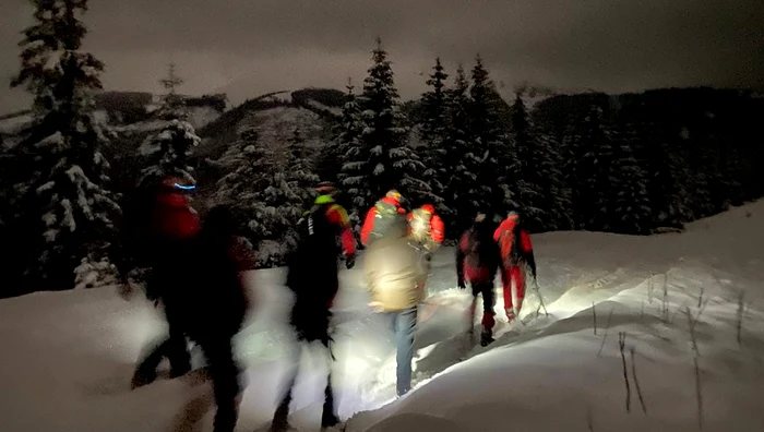 Căutările persoanelor dispărute FOTO Salvamont Maramureș
