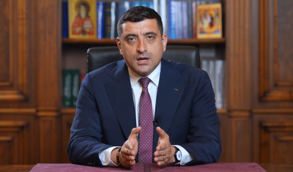 Simion, nou mesaj din biroul său, după victoria din primul tur: „Mi-a fost greu să spun acest discurs”