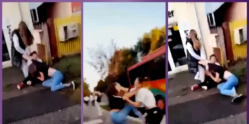 Oamenii legii au întocmit un dosar penal pentru loviri şi alte violenţe după ce au văzut imaginile. Captură filmuleț Facebook