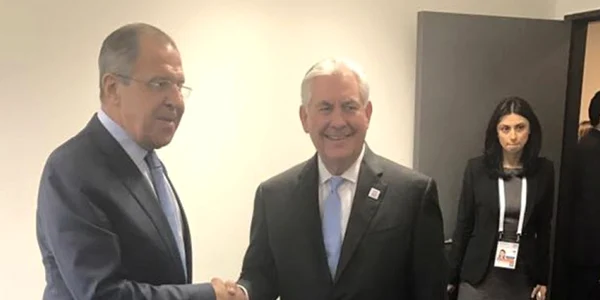 Prima intrevedere intre Serghei Lavrov şi Rex Tillerson FOTO Facebook/Maria Zaharova