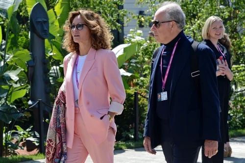 David Armstrong Jones, Conte de Snowdon, și Isabelle de la Bruyère. FOTO: Profimedia