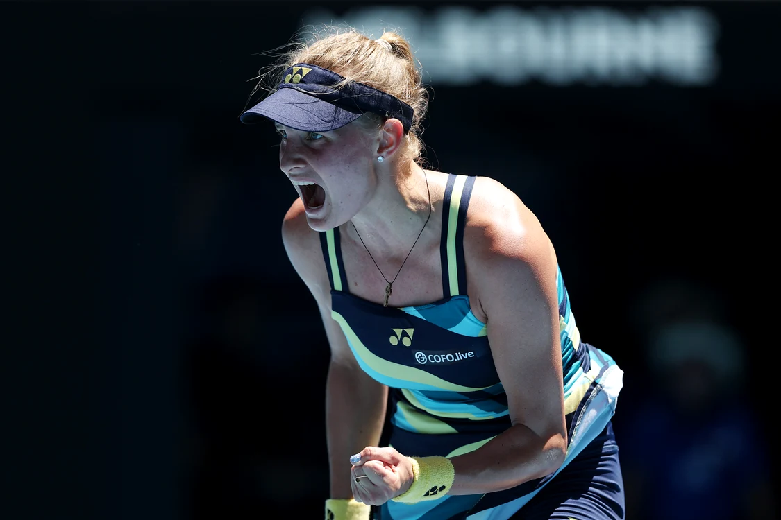 Dayana Yamstremska, din calificări în semifinale la AO. Foto Getty images