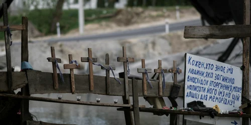 83 de zile de război Ucraina - Rusia Irpin FOTO Gettyimages