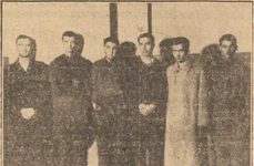 Fotografie cu banda lui Argintaru, arestată la sfârșitul lunii decembrie 1944, publicată de ziarul ,,Universul”, din 29 decembrie 1944