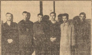 Fotografie cu banda lui Argintaru, arestată la sfârșitul lunii decembrie 1944, publicată de ziarul ,,Universul”, din 29 decembrie 1944