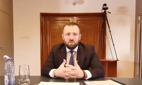 Șeful DNA Marius Voineag la interviu pentru funcția de adjunct al procurorului general al Parchetului de pe lângă Înalta Curte de Casație și Justiție FOTO: captură video Facebook