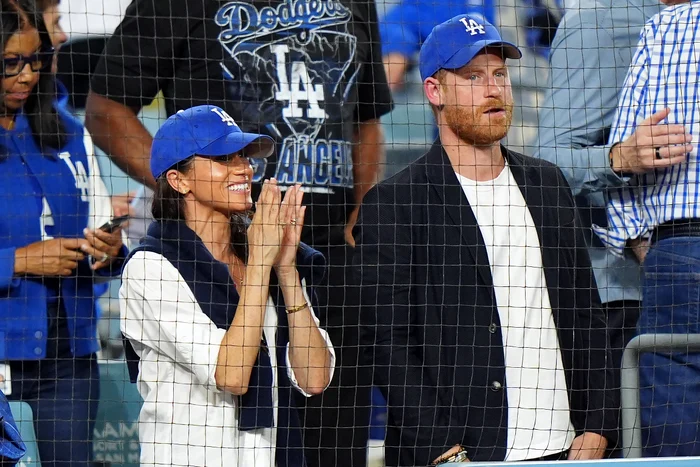 Harry & Meghan la un meci Dodgers, profimedia 1048890838 jpg
