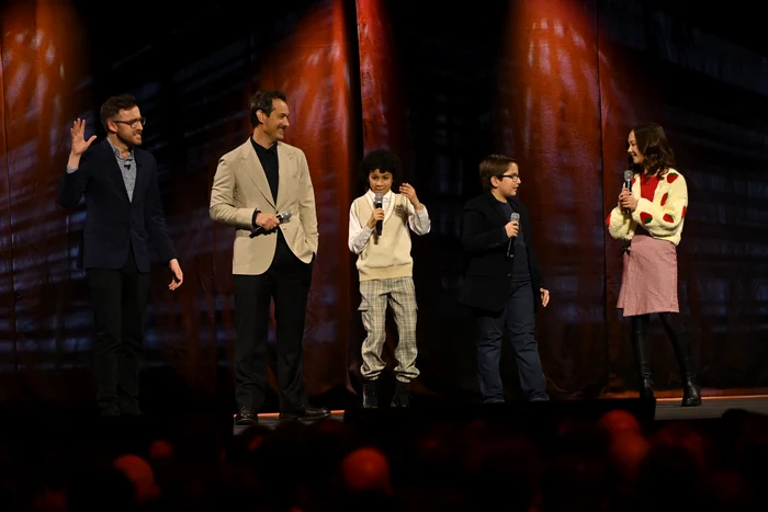 Jude Law, pe scena Star Wars Celebration de la Londra. FOTO: Getty Images