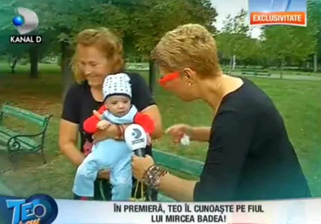 Teo Trandafir l-a văzut pentru prima oară pe băieţelul lui Mircea Badea