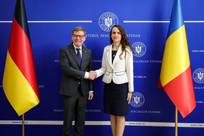Întrevederea ministrului Oana Țoiu cu omologul german, Johann Wadephul. FOTO Fb MAE