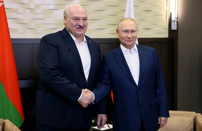Aleksandr Lukașenko și Vladimir Putin/FOTO:EPA/EFE