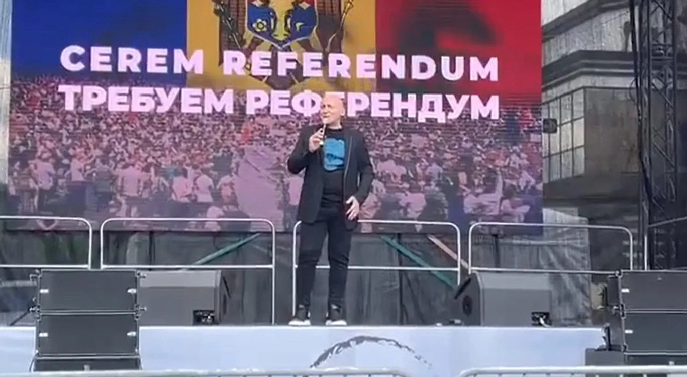 Marcel Pavel la Orhei - captură video