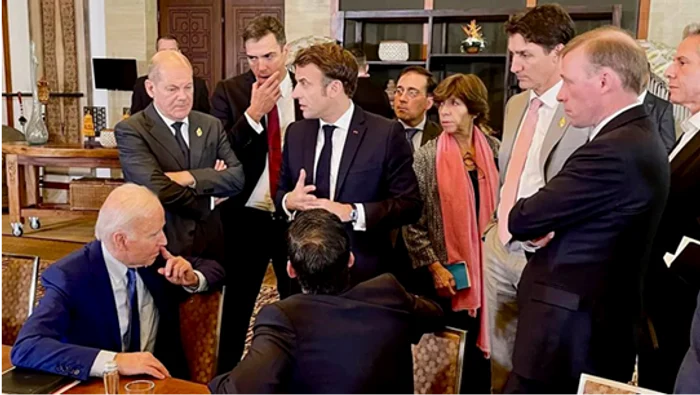 În noiembrie 2022, în timpul reuniunii G20, președintele SUA a organizat o reuniune de urgență a G7