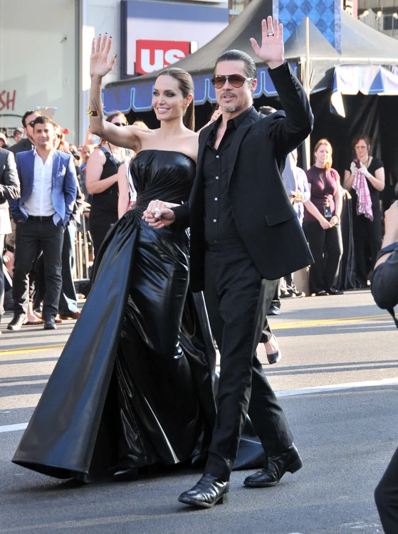 Brad Pitt, la lansarea filmului «Maleficient» (Hepta)
