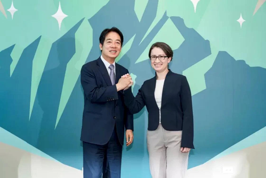 William Lai și Bi-khim Hsiao, reprezentanții Partidului Progresist Democrat din Taiwan