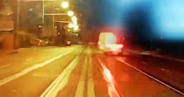 Urmărire pe străzile din Cluj-Napoca. FOTO: captura video