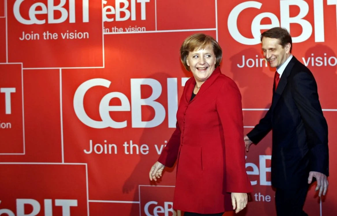 Angela Merkel, alături Serghei Narîşkin, în 2007 FOTO AP
