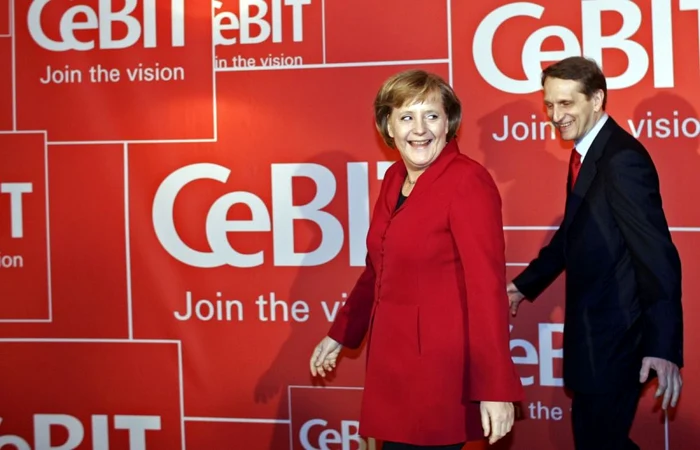 Angela Merkel, alături Serghei Narîşkin, în 2007 FOTO AP