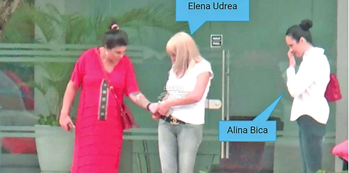 Udrea, Bica şi amica lor tocmai ieşiseră din cafenea