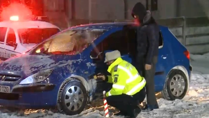 Capriciile vremii pun șoferii la încercare