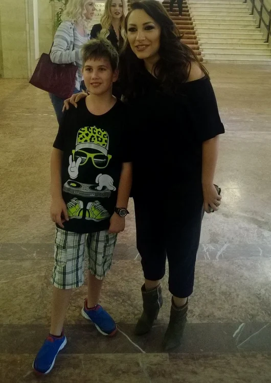 Andra a venit fără soţul ei la concert: Măruţă era ocupat cu emisiunea sa