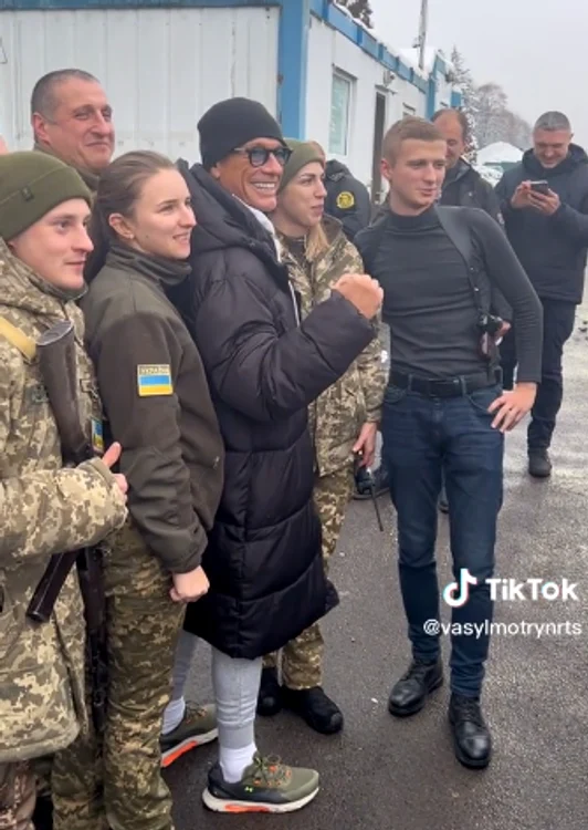Jean Claude Van Damme în Ucraina.