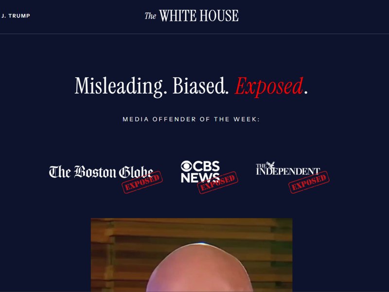 Casa Albă a lansat un site care detectează „știrile false”. Platforma, oprită temporar după ce Fox News a fost inclus în lista „infractorilor”