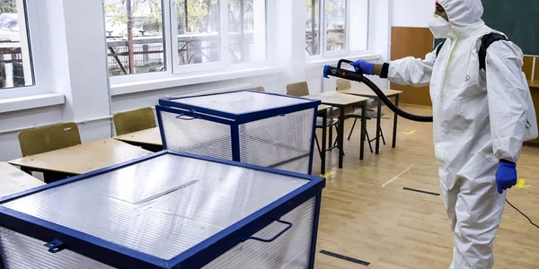 sectii de votare dezinfectare Galati 1