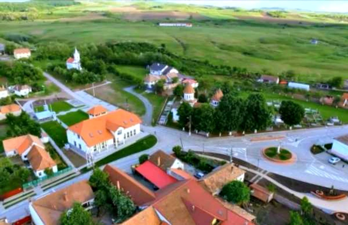Zona centrală a comunei Ciugud Sursa Primăria Ciugud