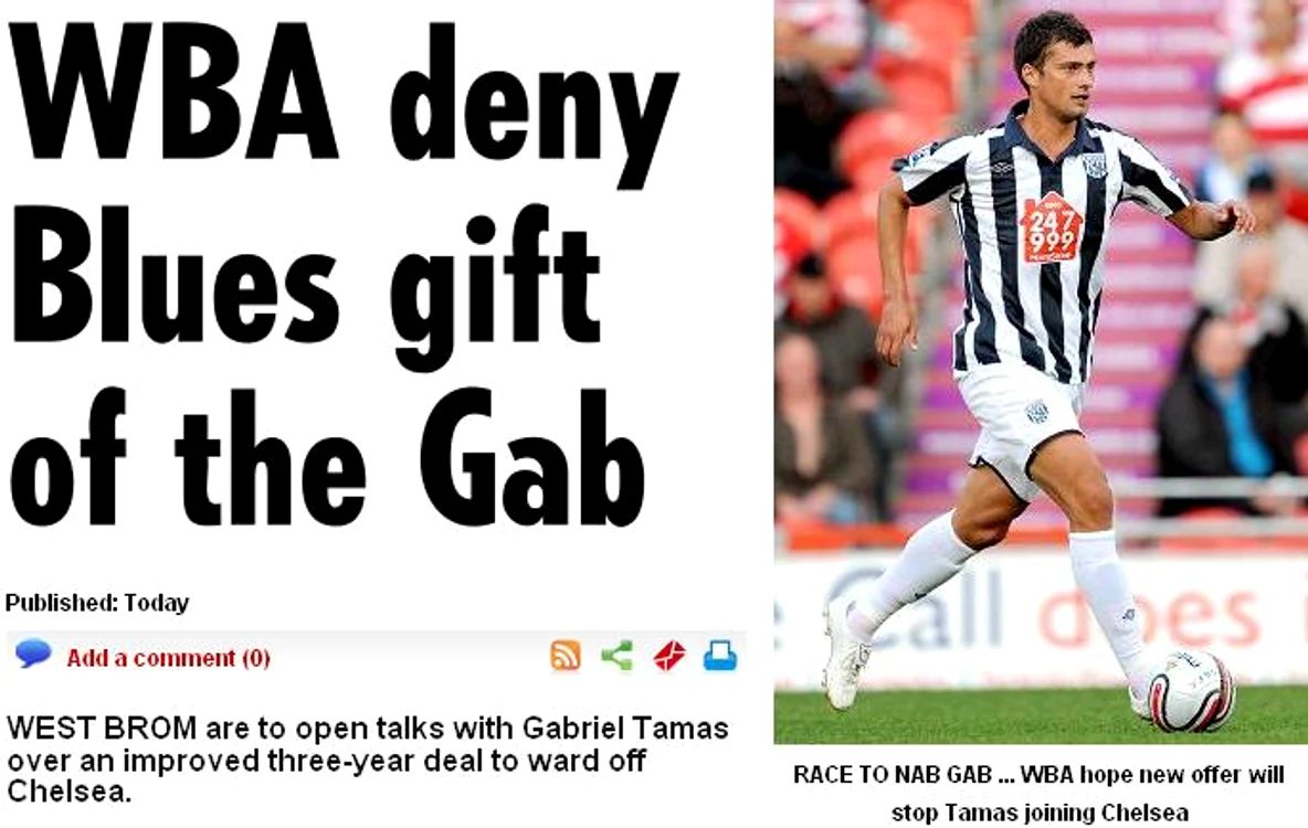 Englezii de la The Sun scriu că Chelsea este interesată de Tamaş