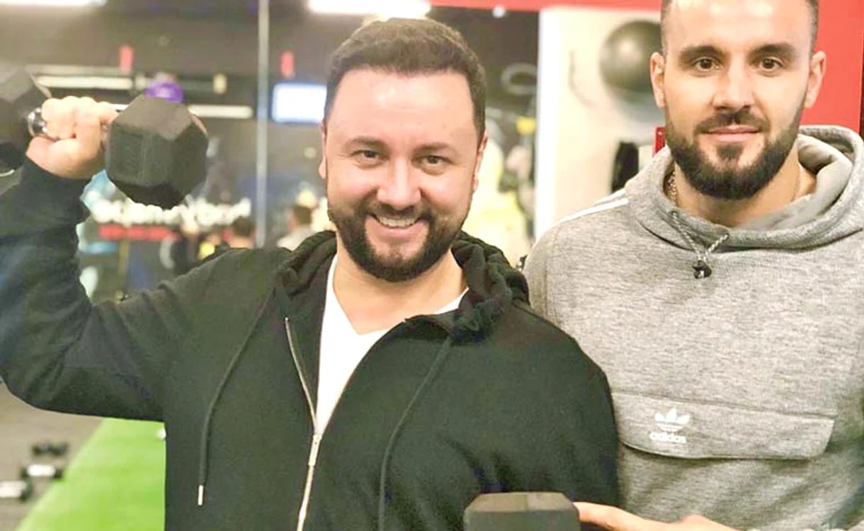 Cătălin Măruţă s-a fotografiat la antrenamente