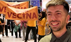 Mircea Bravo, plin de energie la avanpremiera filmului “Vecina”  “Anul trecut nu am făcut niciun film pentru că mi-am prioritizat rolul de tătic”