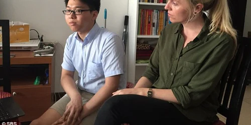 Activistul pentru drepturile homosexualilor John Shen FOTO @SBS via Daily Mail