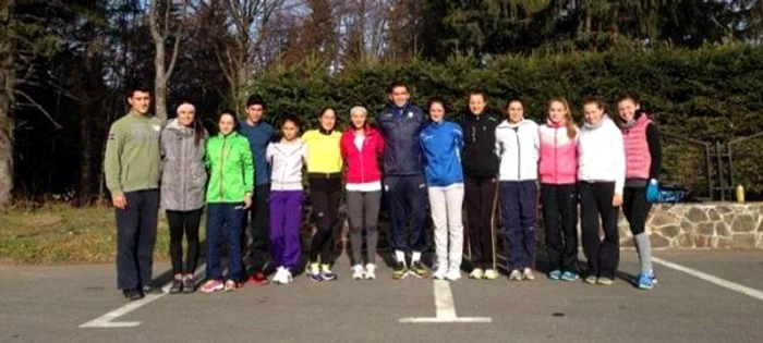  Noiembrie 2013. Simona Halep la Poiana Brașov, unde a făcut o pregătire comună cu Sorana Cîrstea, Horia Tecău și alți campioni români 