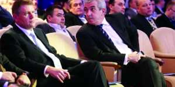 Klaus Iohannis si Calin Popescu Tariceanu FOTO Mediafax / Liviu Untaru