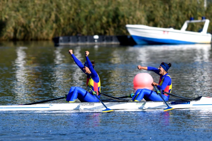 Simona Geanina Radiș și Nicoleta-Ancuța Bodnar sunt creditate cu șanse la câștigarea titlului olimpicFoto: EPA-EFE