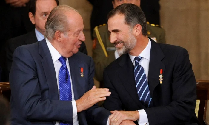 Regele Juan Carlos si fiul sau, Regele Felipe al Spaniei   GettyImages 478253618 jpg
