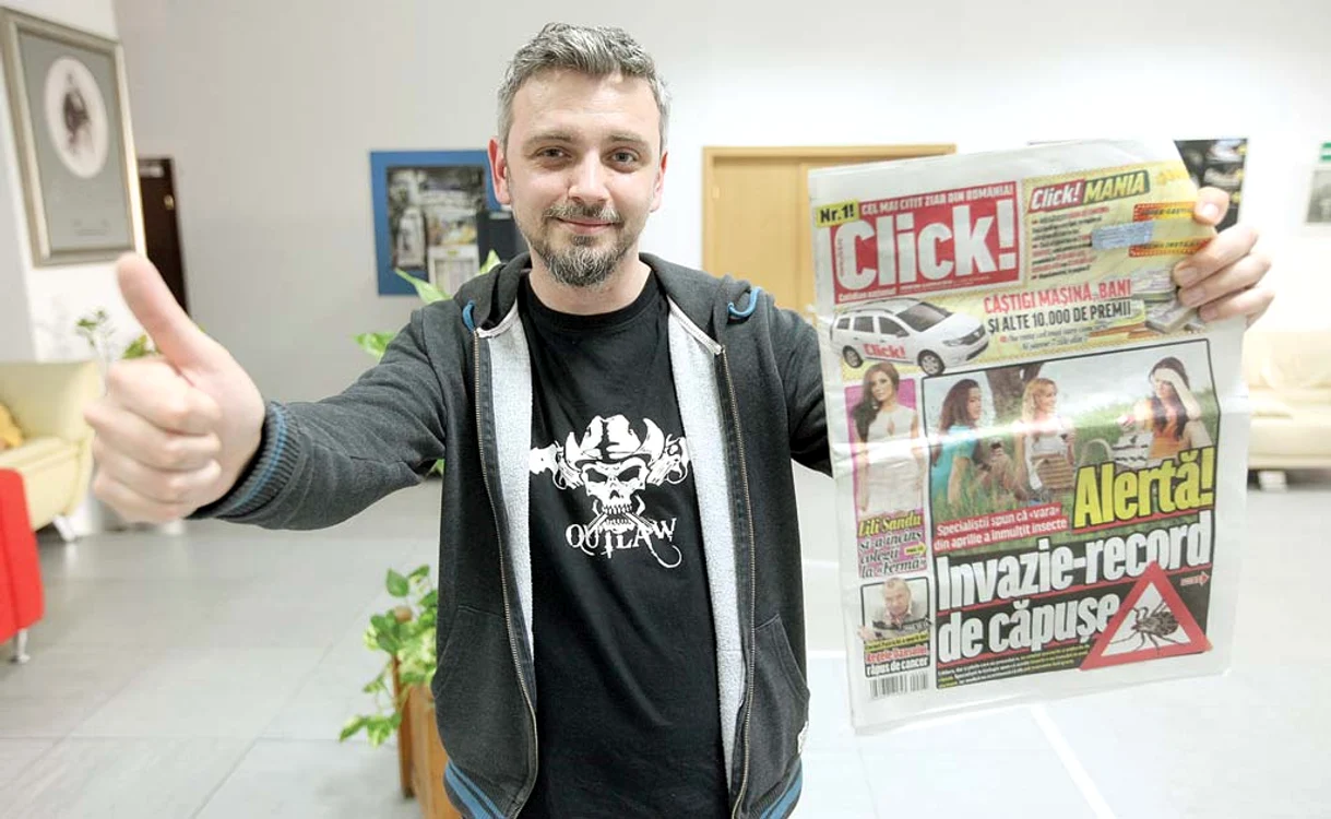 
    Cornel Bece a câştigat 300 de lei cu Click!Fotografii: CLick!  