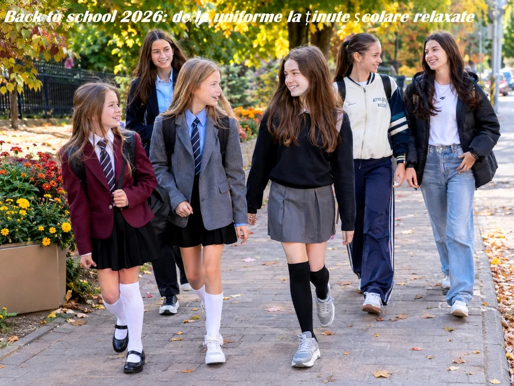 Șase fete în ținute de școală pentru Back to School 2026, de la uniforme la outfituri casual