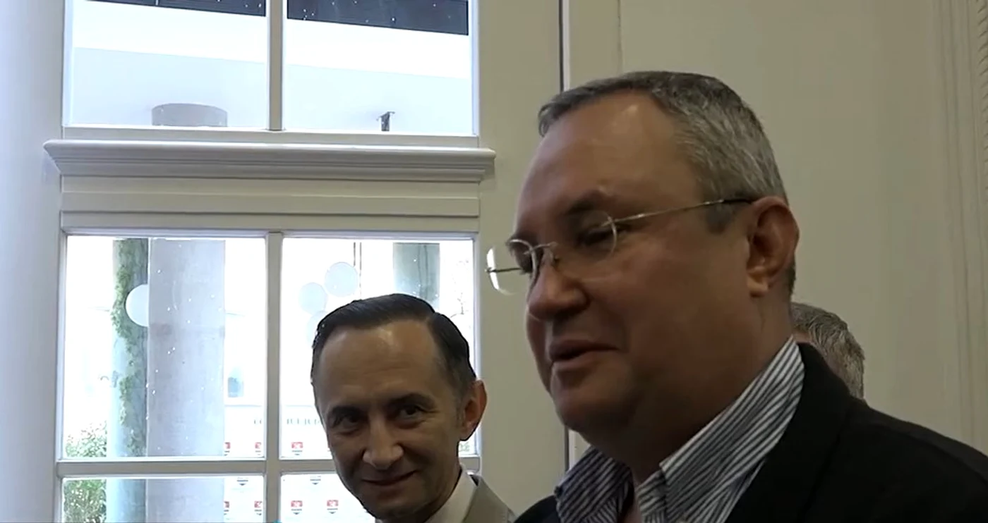 Nicolae Ciucă și Alin Nica FOTO Telenova