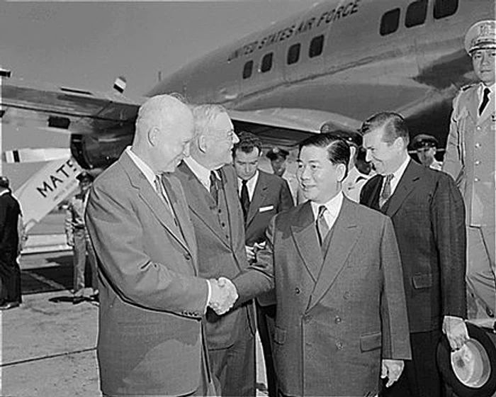 presedintele dwight eisenhower si presedintele vietnamului de sud ngo dinh diem washington 1957  jpg jpeg