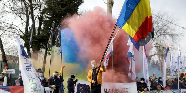 Protest Publisind - Cotroceni / 24 feb 2021 / FOTO Inquam Photos / George Călin