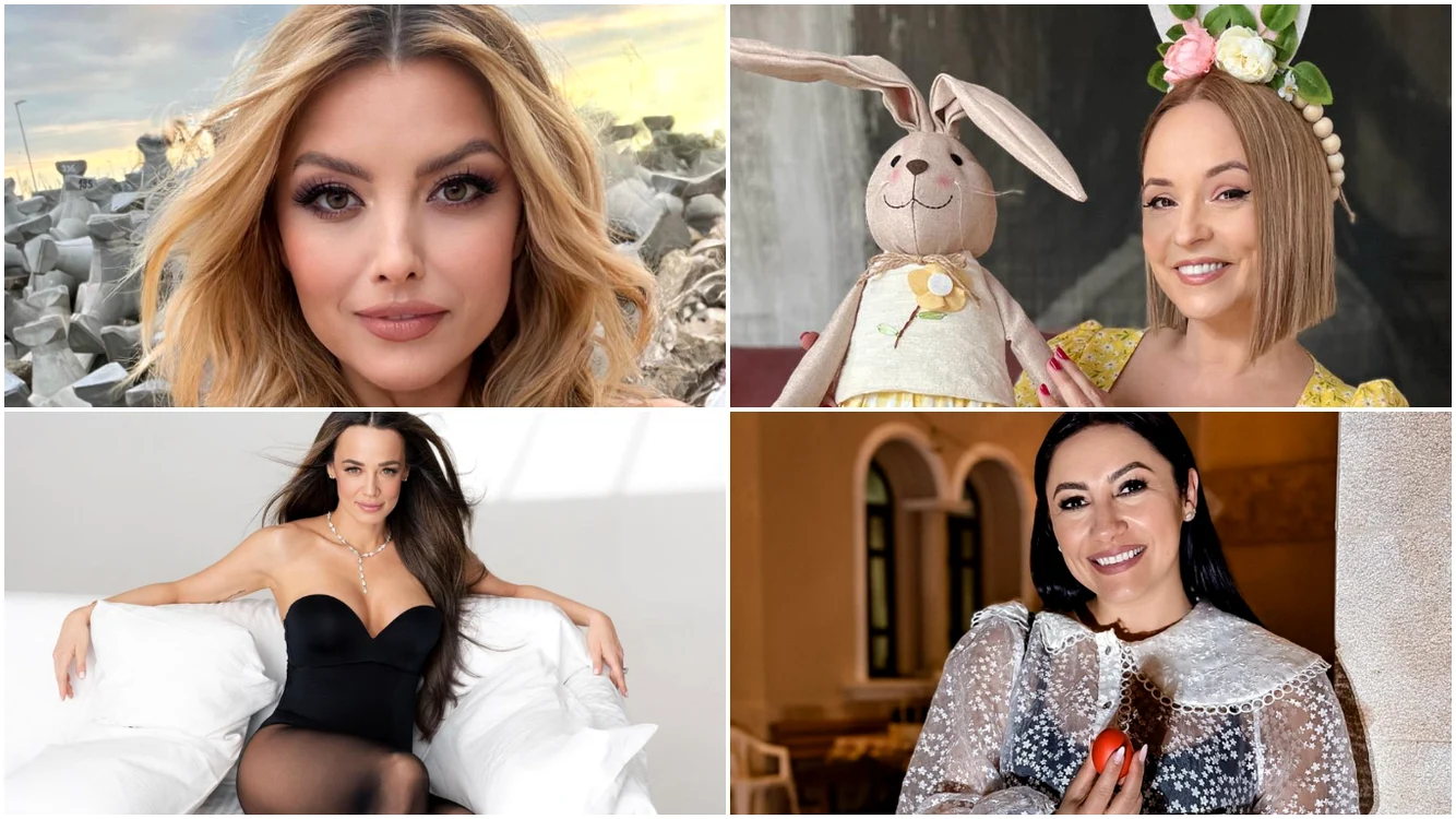 Elena Gheorghe, Andra, Andreea Marin și Andreea Raicu. Foto: colaj/Instagram