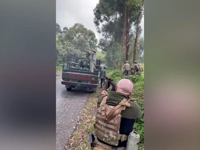 Românii lui Potra, luptând în Congo/FOTO: Captură video