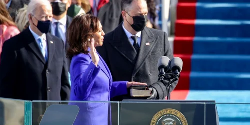 Kamala Harris depune juramantul la Capitoliu 20 ianuarie 2020 FOTO Getty Images