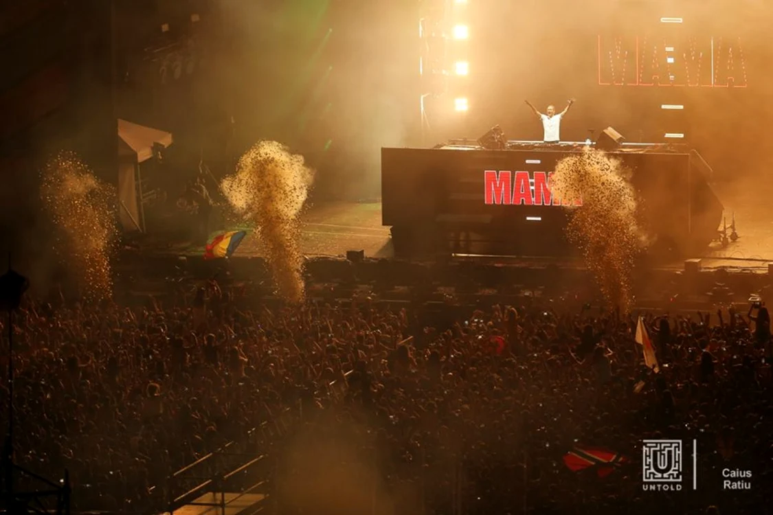 David Guetta pe scena Untold FOTO: Untold, Caius Raţiu